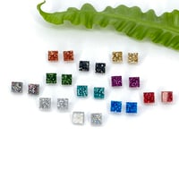 Image 3 of Třpytivé náušnice Cubes