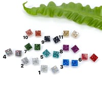 Image 2 of Třpytivé náušnice Cubes