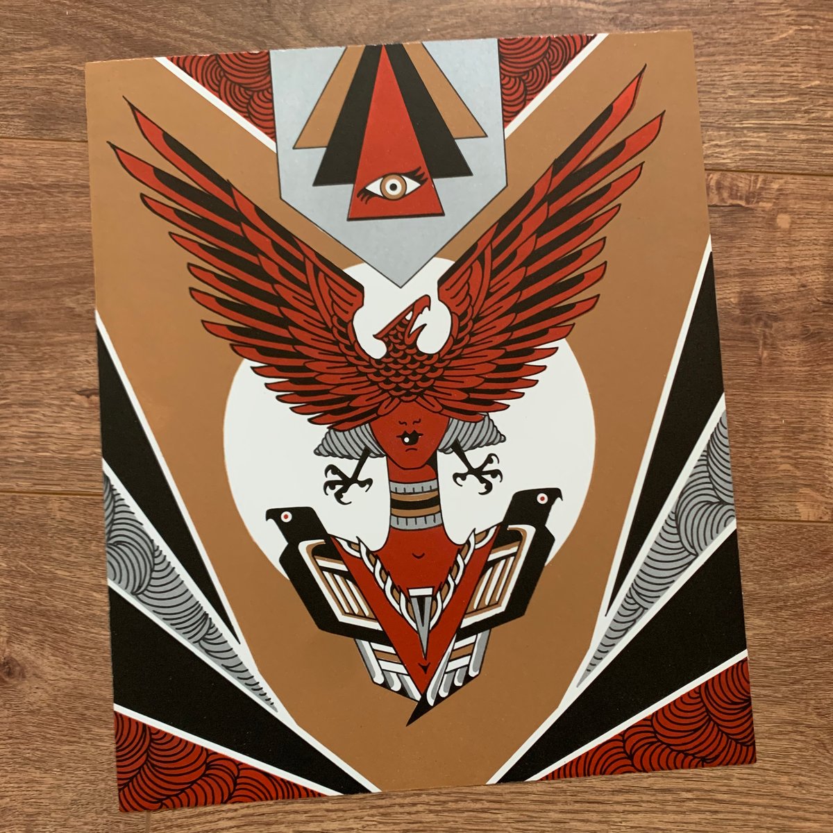 Image of “Eagle Eye” Lithograph Print
