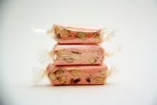 Image of Strawberry Almond Nougat - Soft - 1/4 lb