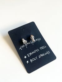Image 3 of Screw VS Bolt Earrings 