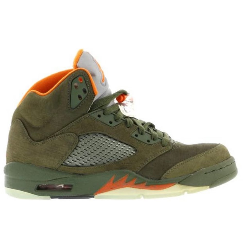 Image of Jordan 5 Retro Olive size 7.5 314259-381 USED