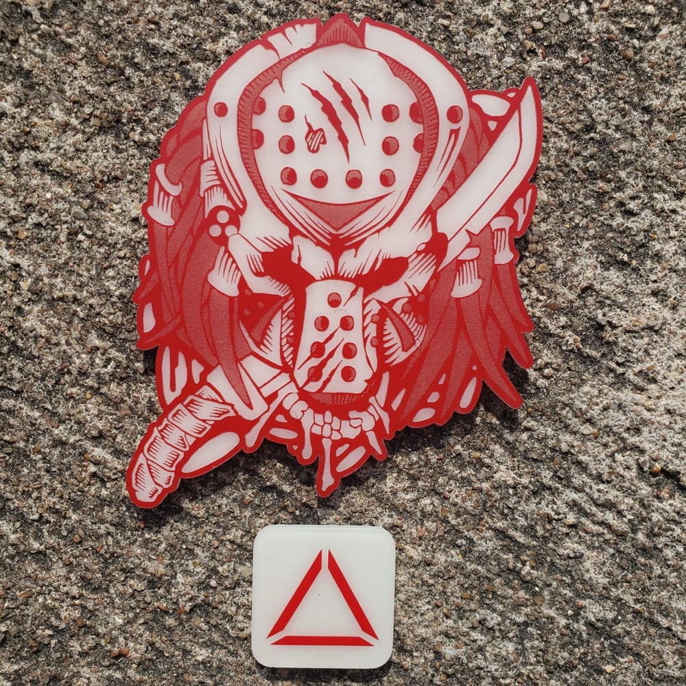 Image of LIMITED AF! Apex Slasher (RED ACRYILIC GLOW) (OSVG) Collaboration)