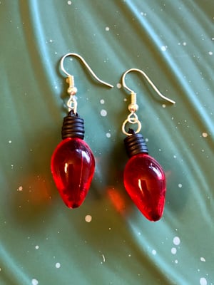 Christmas Light Earrings