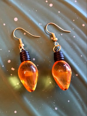 Christmas Light Earrings