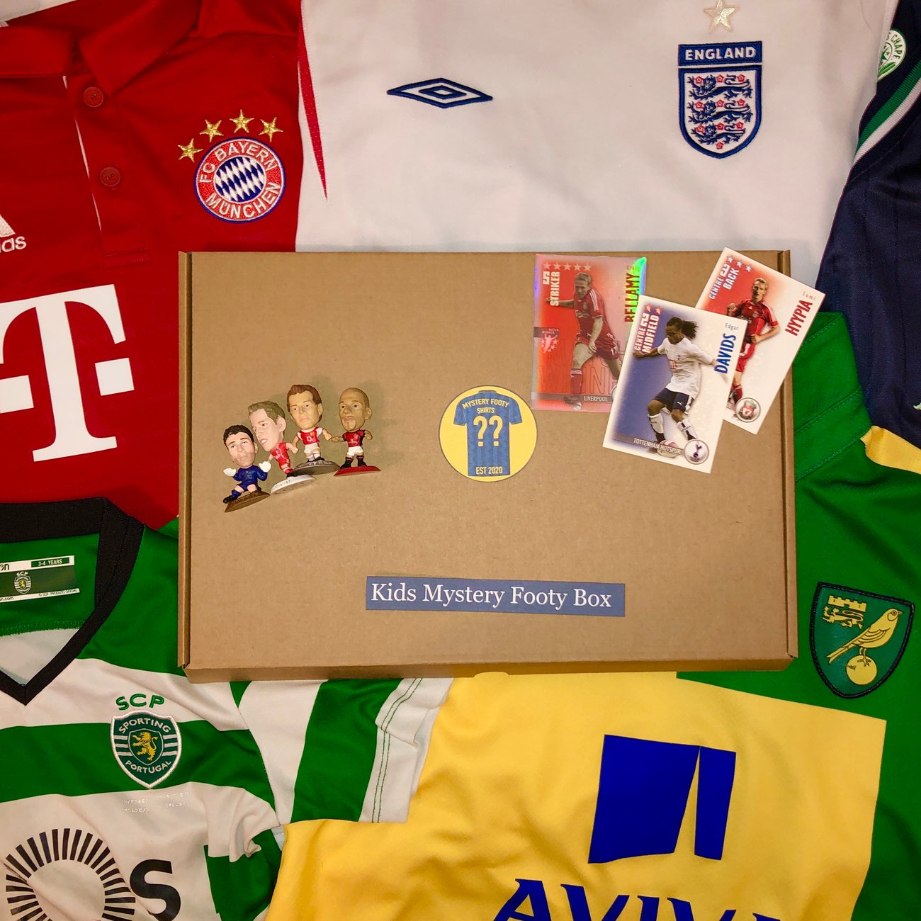 Kids Mystery Footy Box Mystery Footy Shirts