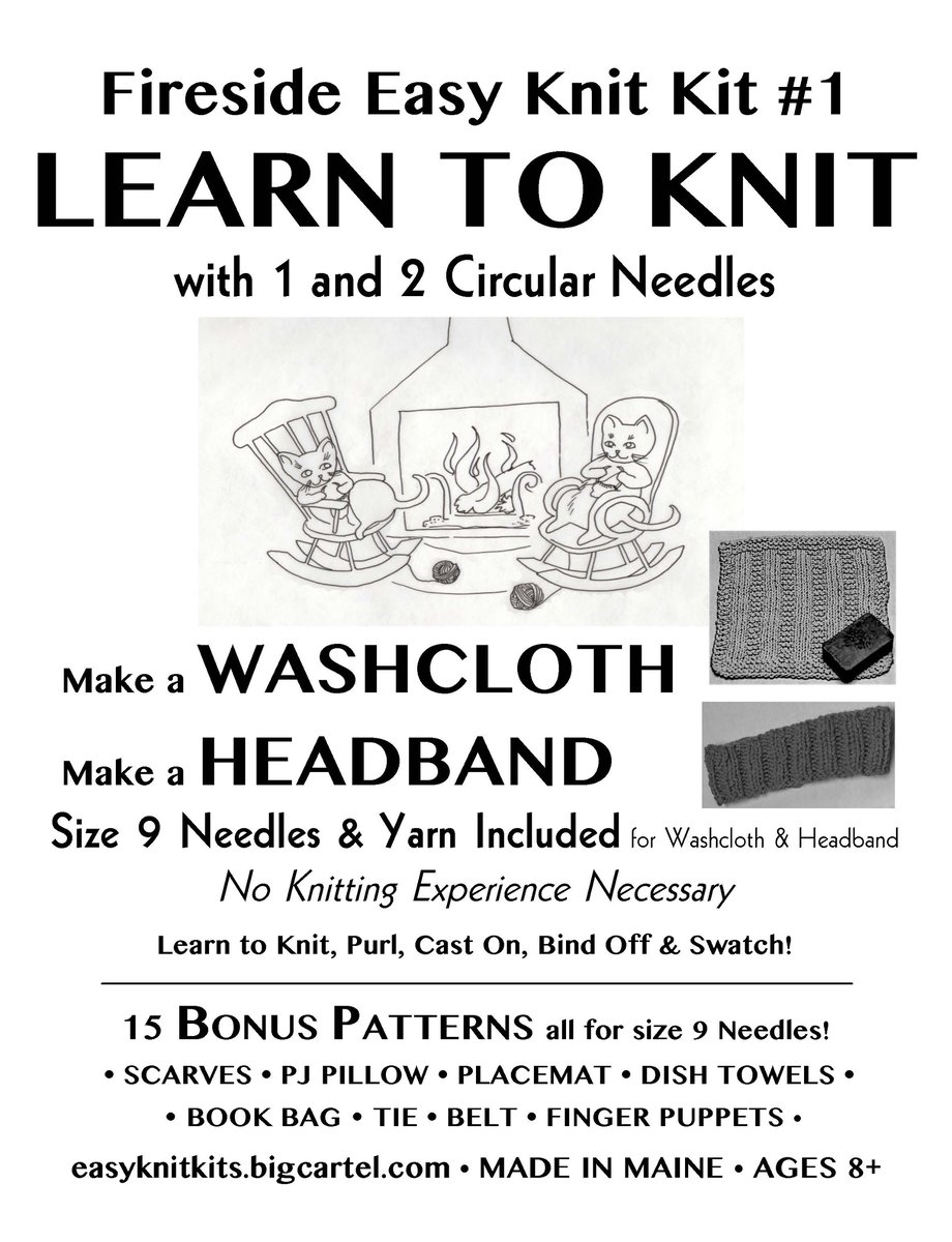 Knit tie knit in the round easy knit kits