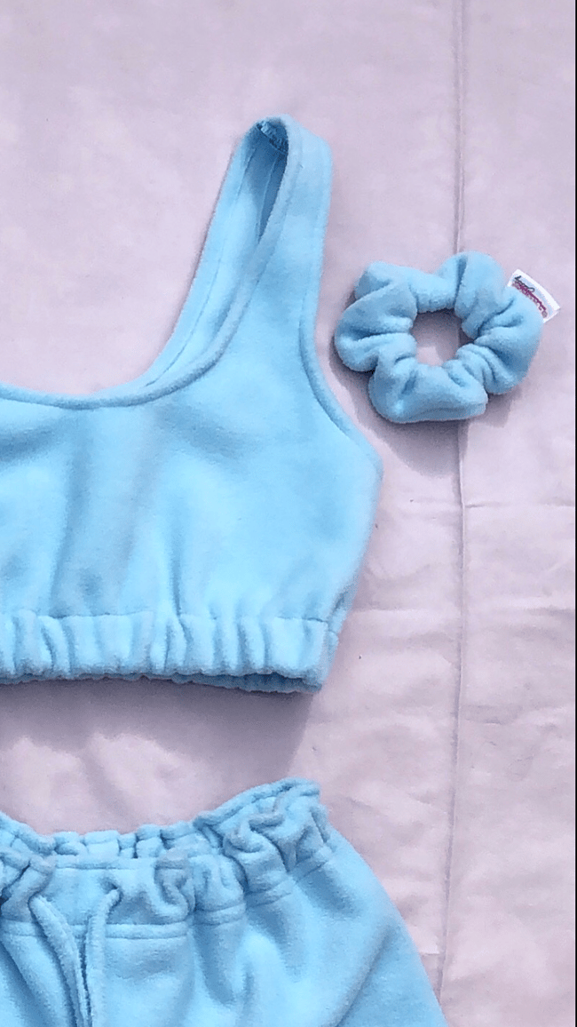 Super Soft Fleece Scrunchies 