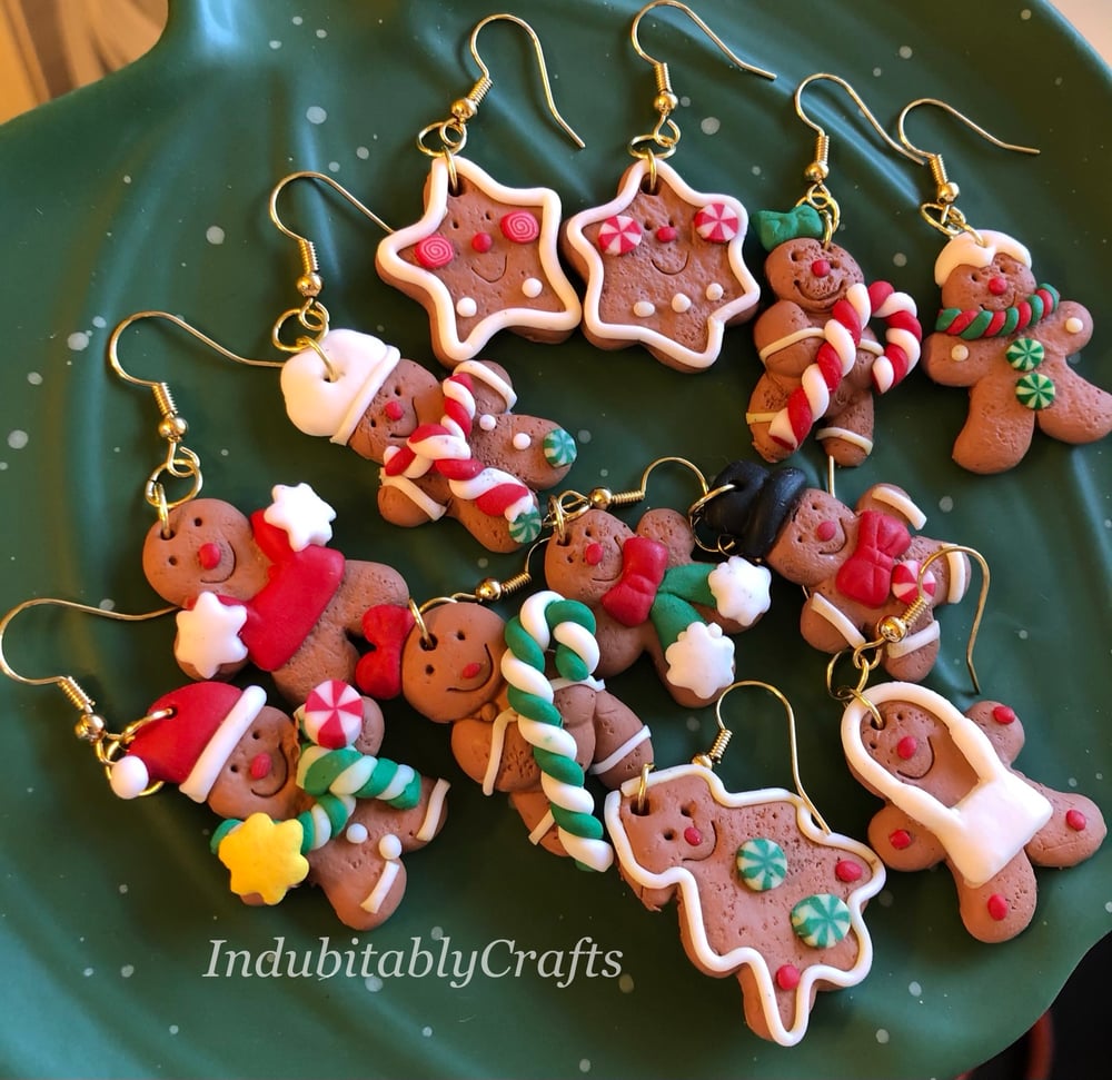 Gingerbread Earrings (gold)
