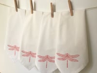 Image 2 of Dragonfly Napkins Red