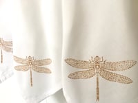 Image 1 of Dragonfly Napkins Ochre