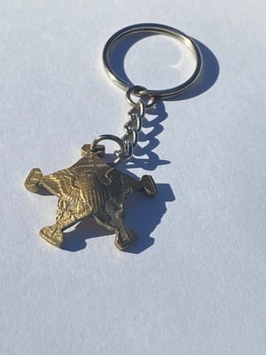 Image of Sheriff Star Half-Dollar Keychain