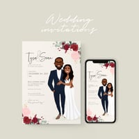 Image 3 of Wedding invitations set