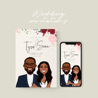Image 4 of Wedding invitations set