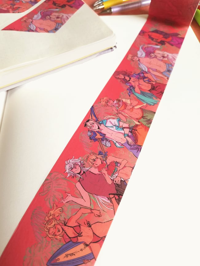 Fate/Grand Order Summer Knights Washi Tape