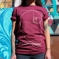 Image 2 of Unisex Golden Ratio Red T