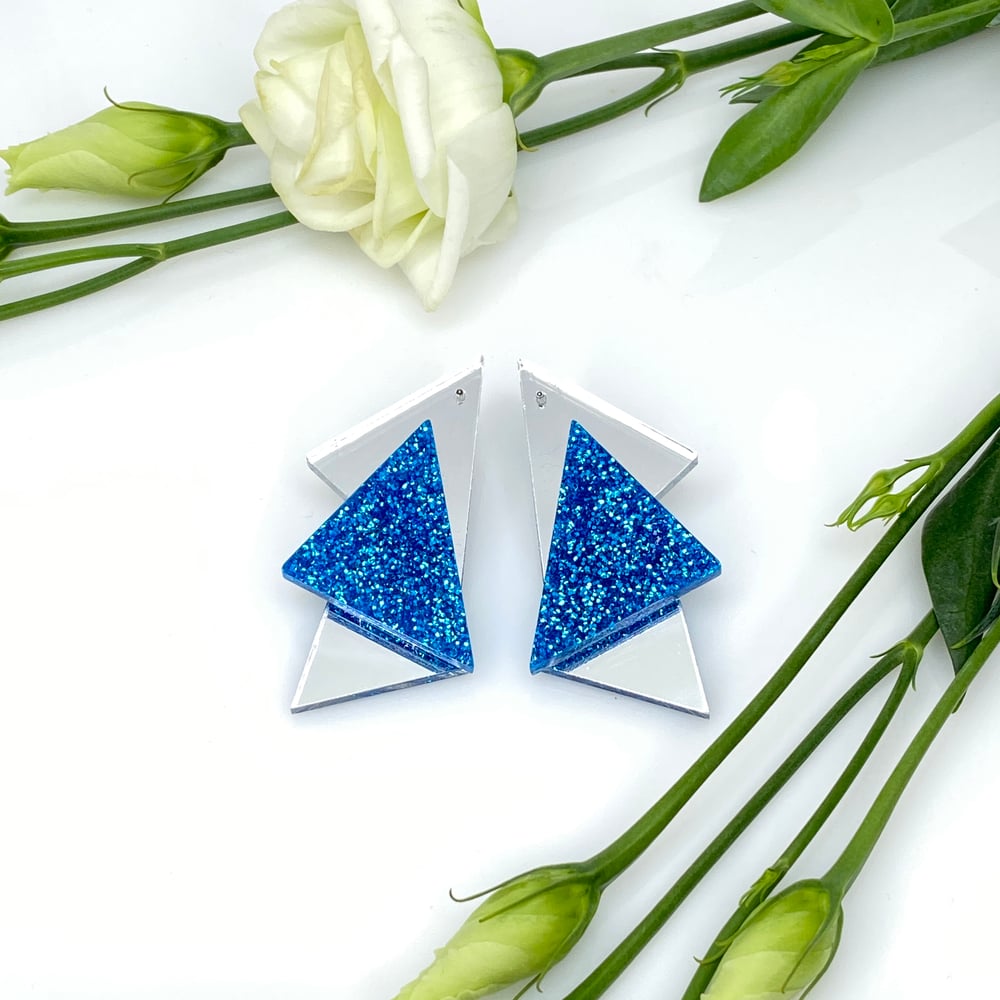 Image of Třpytivé náušnice Sia