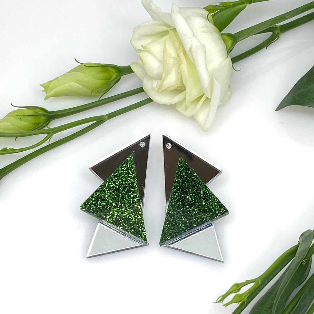 Image of Třpytivé náušnice Sia