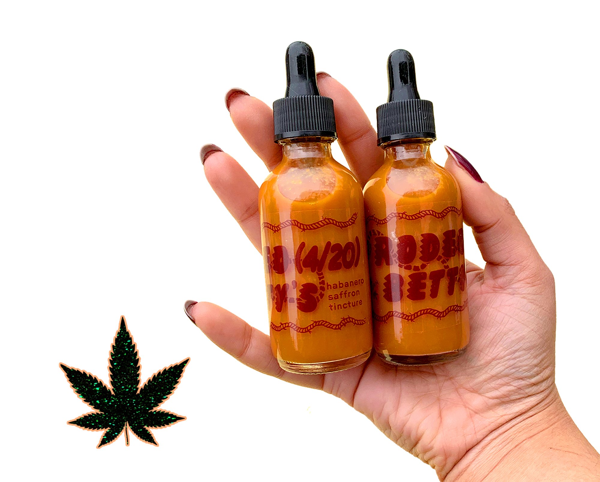 Image of rodeo betty's 4/20 habanero saffron tincture 