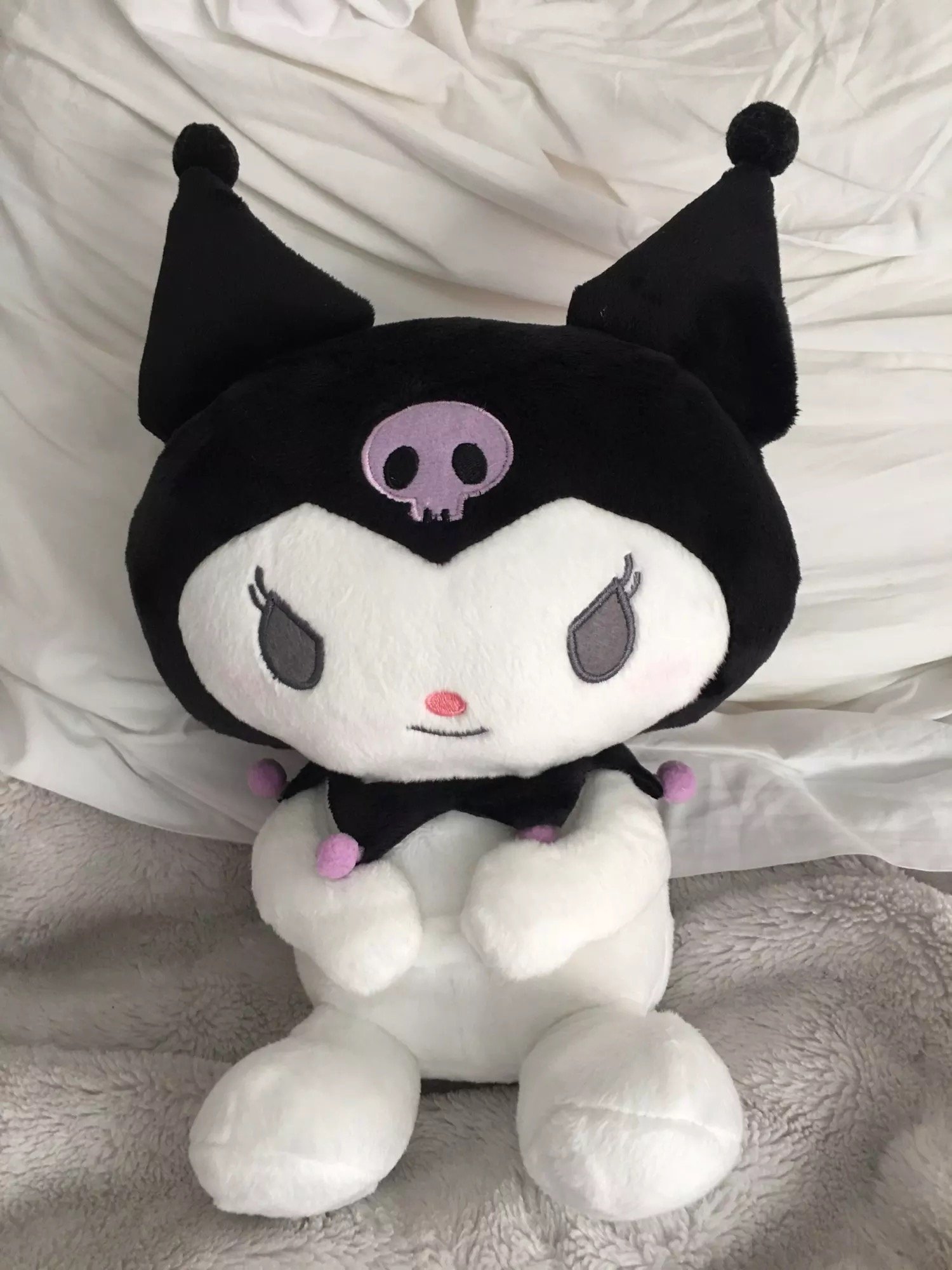 kuromi and melody plushies