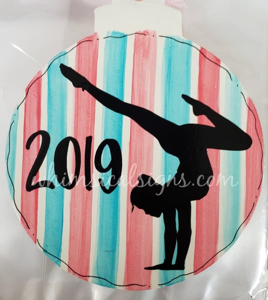 Image of Christmas Ornament - Gymnast 