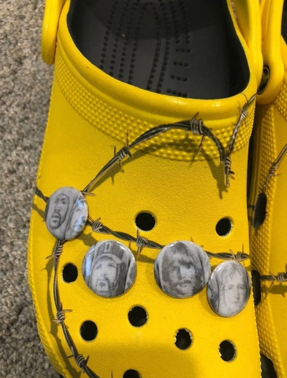 7 Post Malone Knuckle Tattoo Crocs Jibbitz