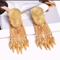 Image 2 of Tribal Tassel Earring 