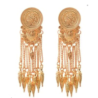 Image 1 of Tribal Tassel Earring 