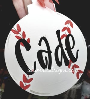 Image of Christmas Ornament - Baseball