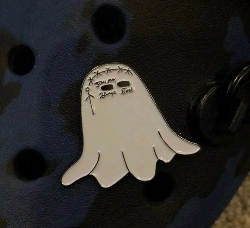 1 Ghosty Post Malone Crocs Ghost Jibbitz