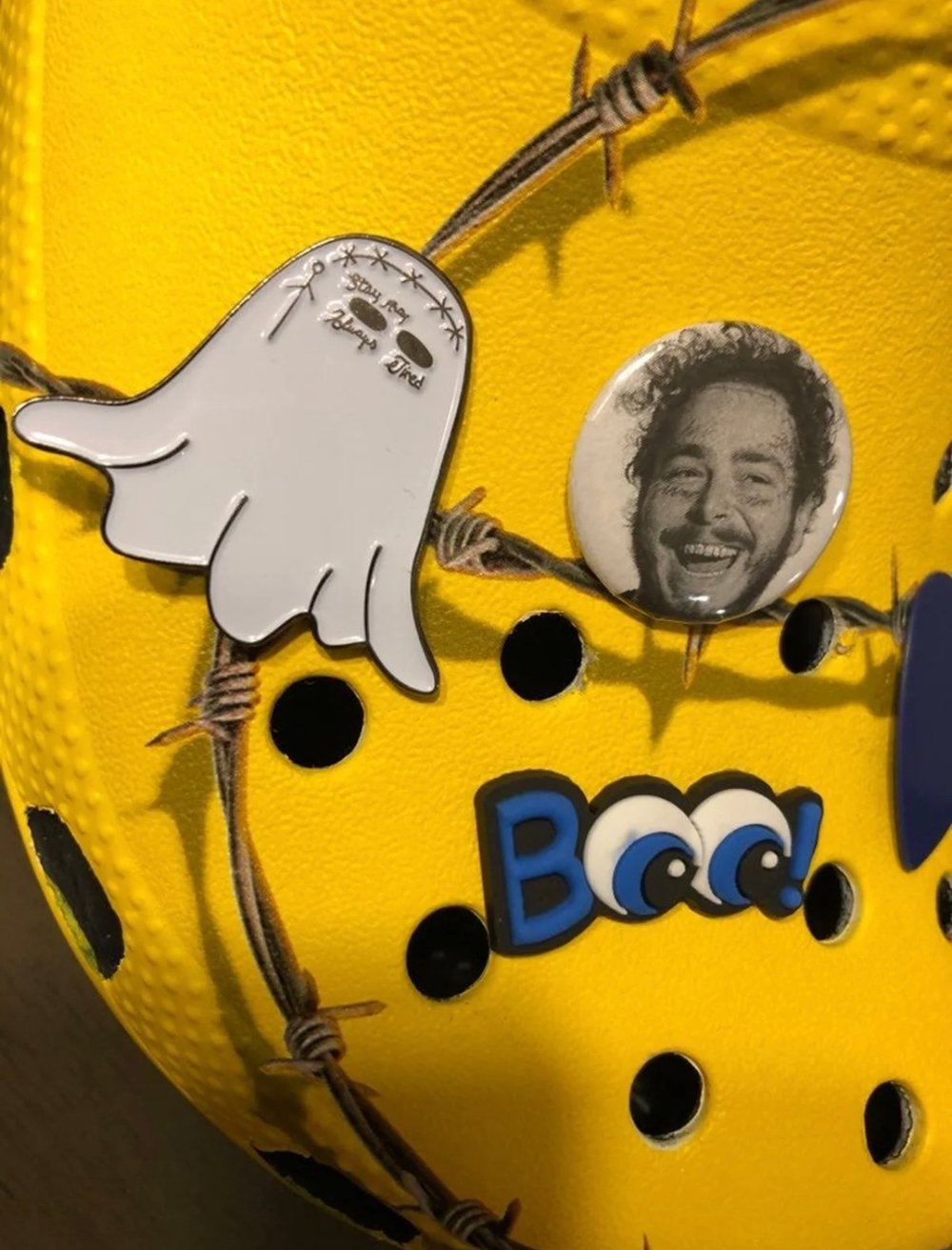 4 Ghost Malone Crocs Jibbitz, Ghosty!