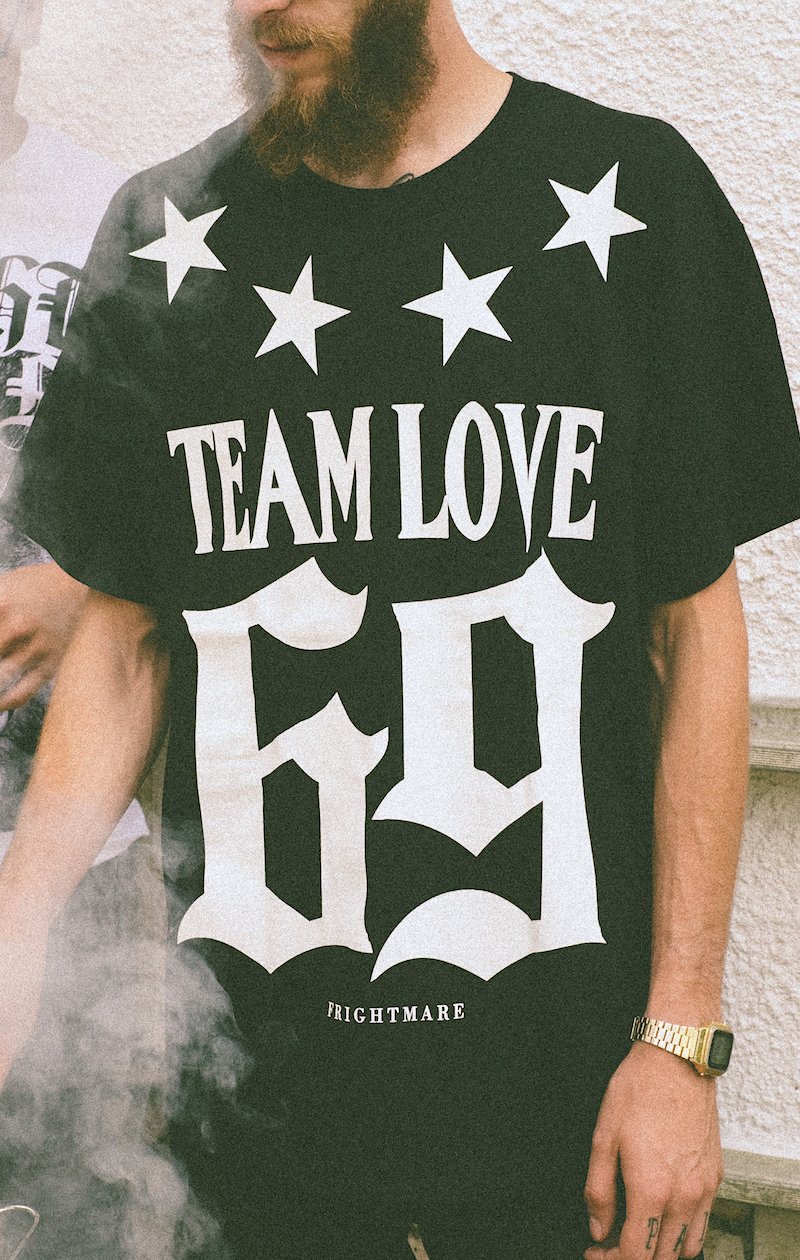 Image of TEAM LOVE 69 - Black †