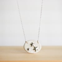 Image 2 of 3 Silver Stars Necklaces Silver (Multiple Colors)