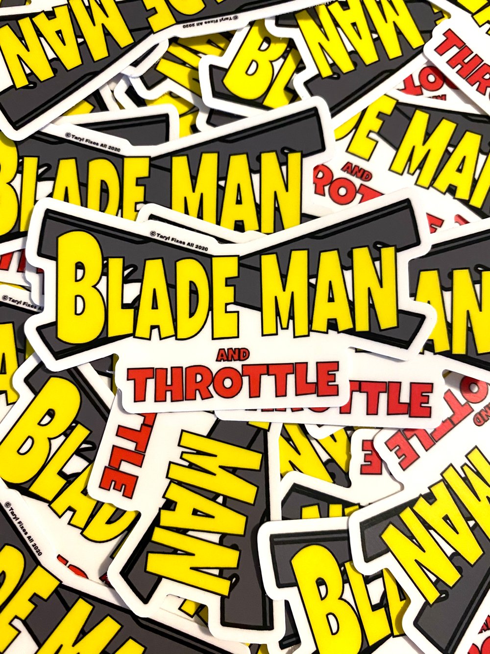 Blademan & Throttle Stickers!! (FREE SHIPPING USA)