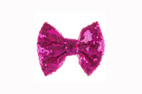 Image 1 of Pink/ Blue Sequin Bow