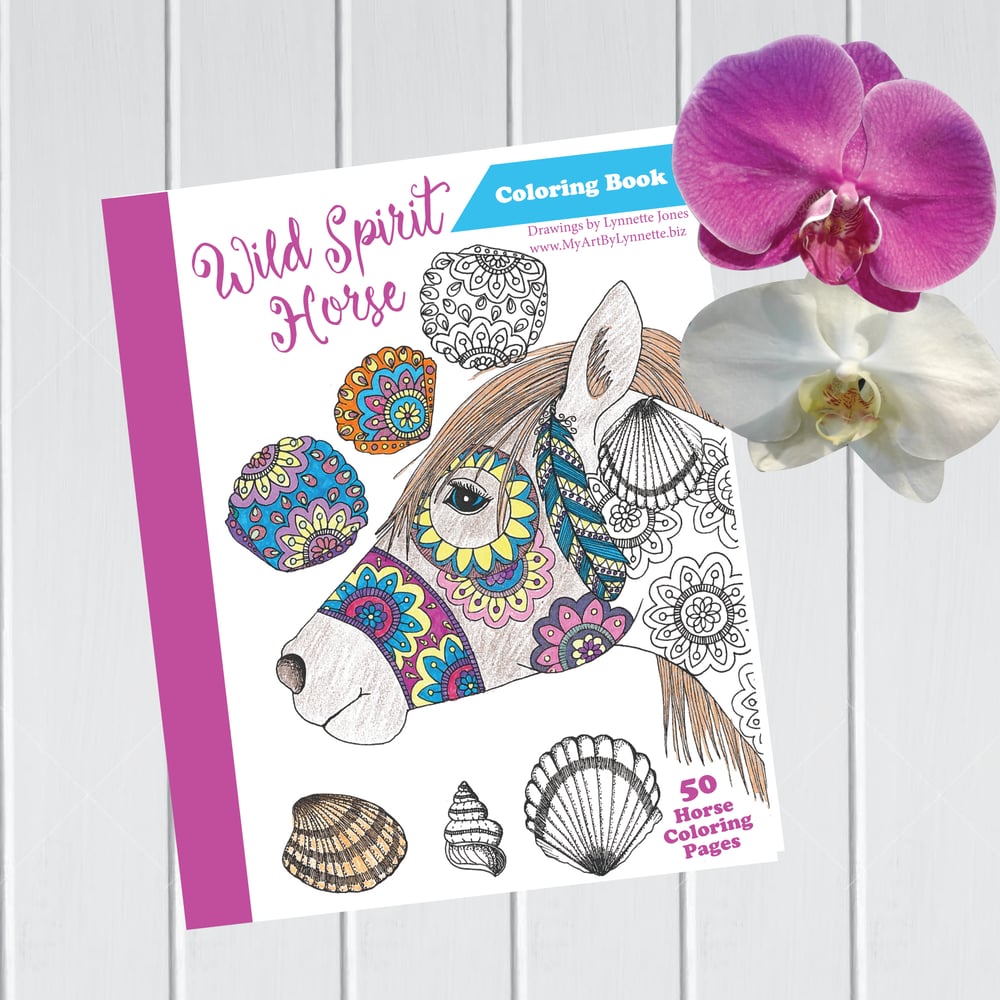Image of Wild Spirit Horse Coloring Book