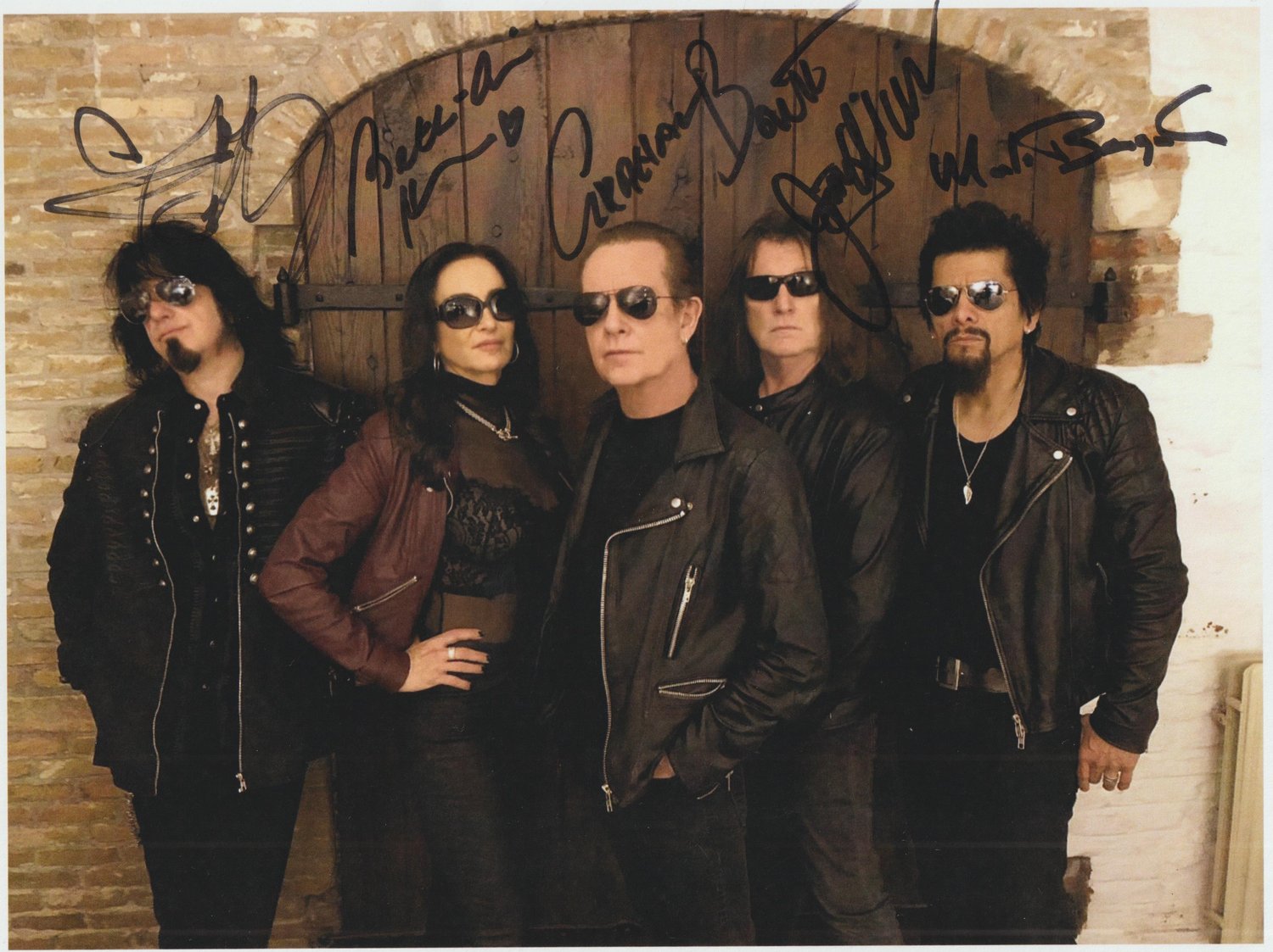 Image of ALCATRAZZ - Autographed Photo - 28 x 21.5 cm Entire Band