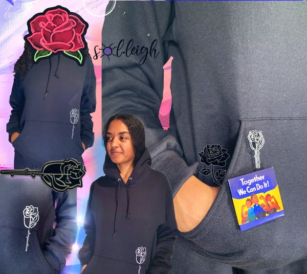 Image of Drop 3 Roses Hoodie