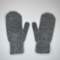 Dark Grey Mittens