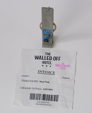 Image of Banksy Walled Off Hotel Key Fob