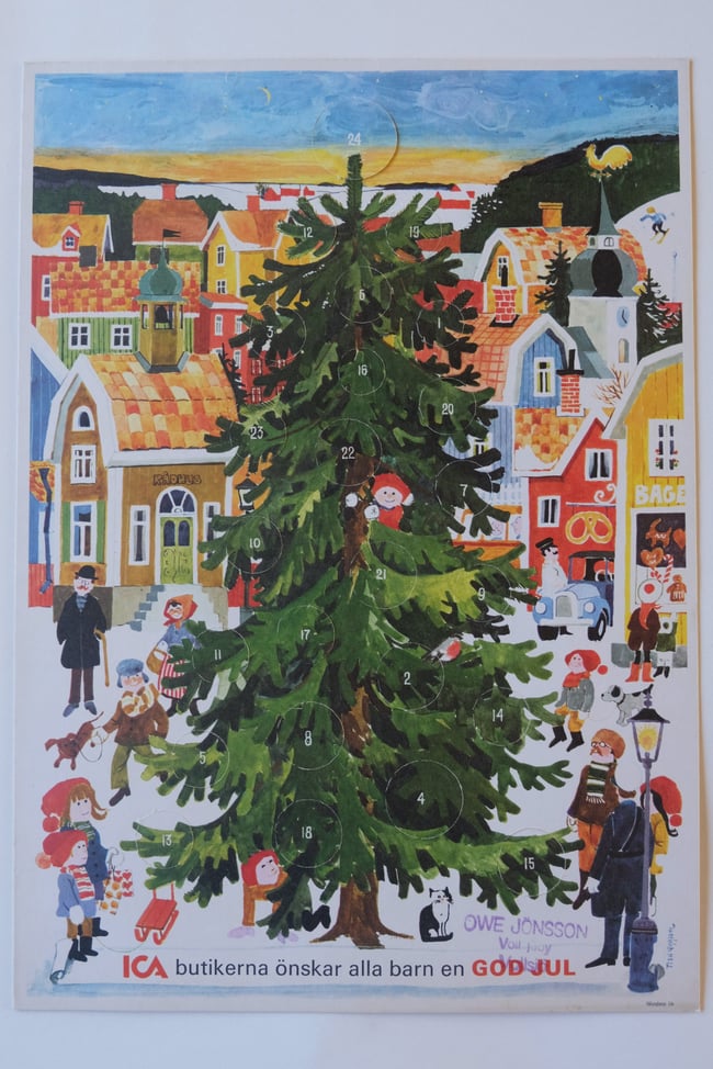 Vintage Advent Calendar (ONLY 1 LEFT)