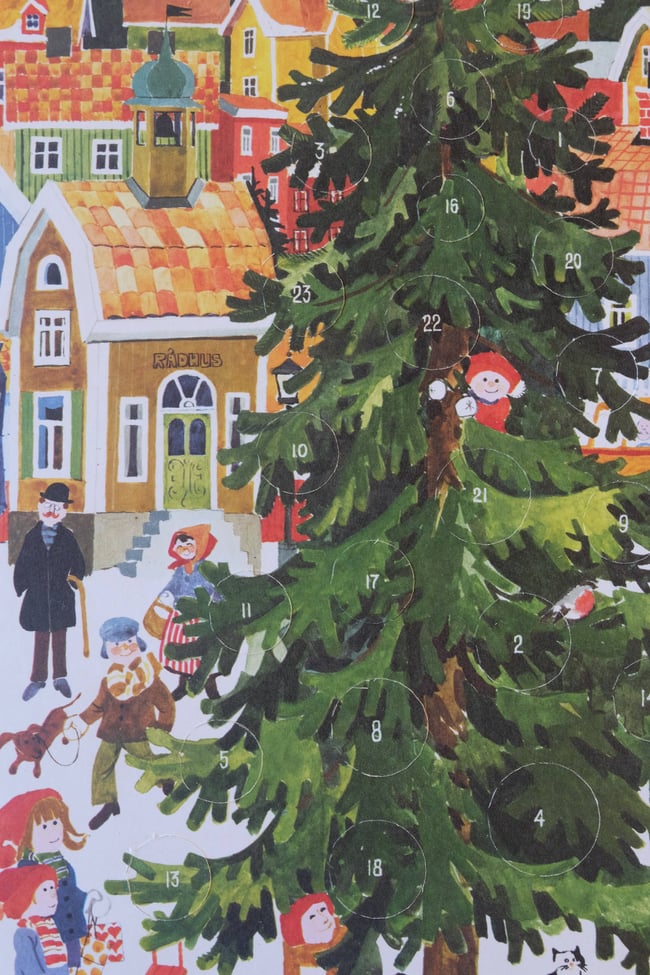 Vintage Advent Calendar (ONLY 1 LEFT)