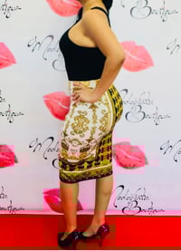 Image 2 of Classy In Baroque Pencil Skirt
