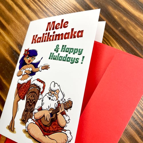 Image of Happy Huladays Greeting Card