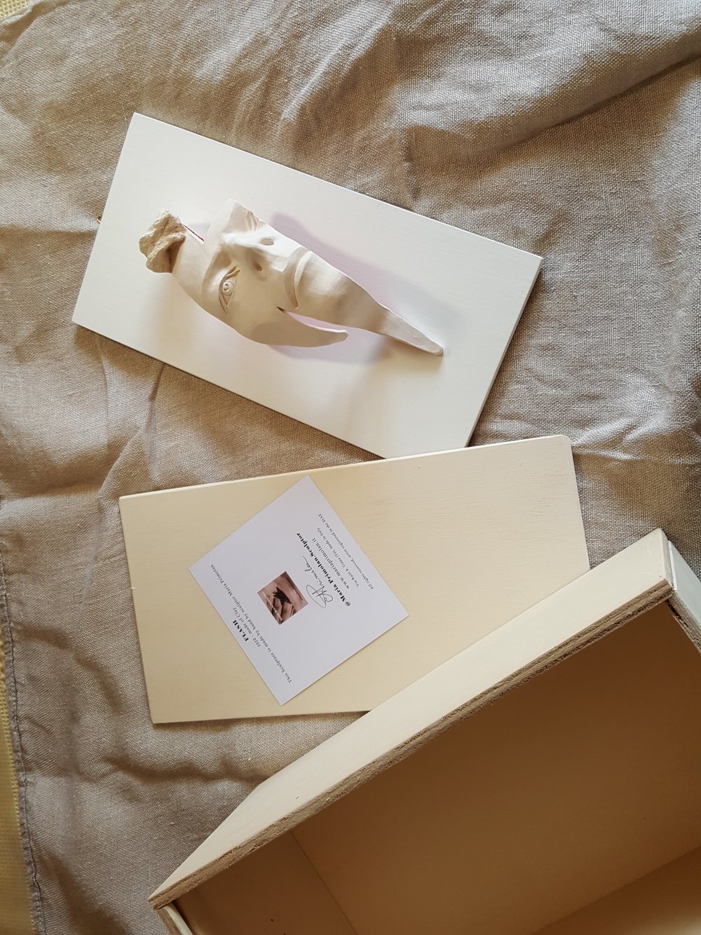 'Flash' David Bowie Face Sculpture