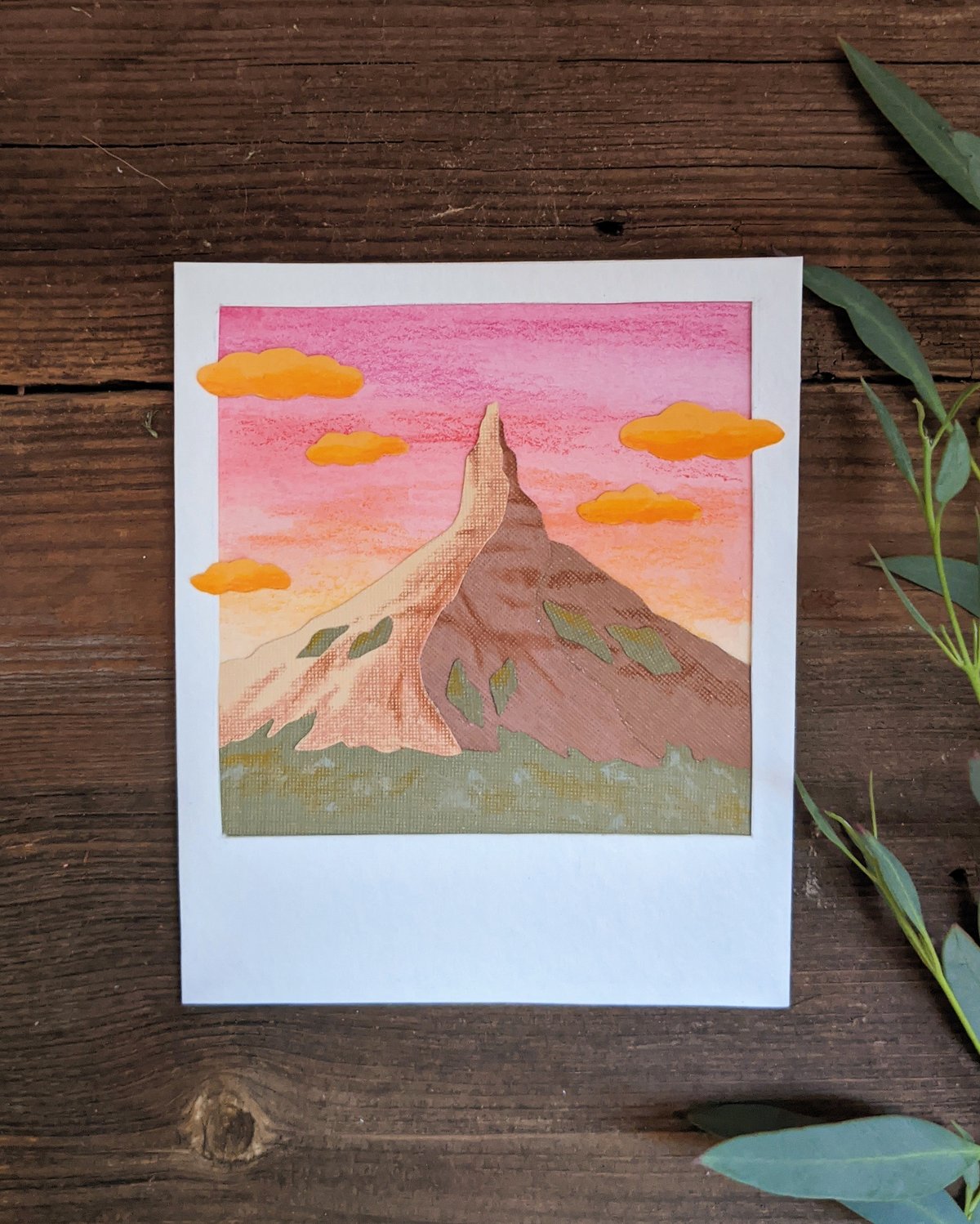 Image of Chimney Rock Polaroid