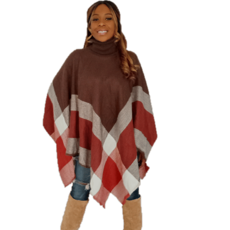 Curvy Mocha Poncho