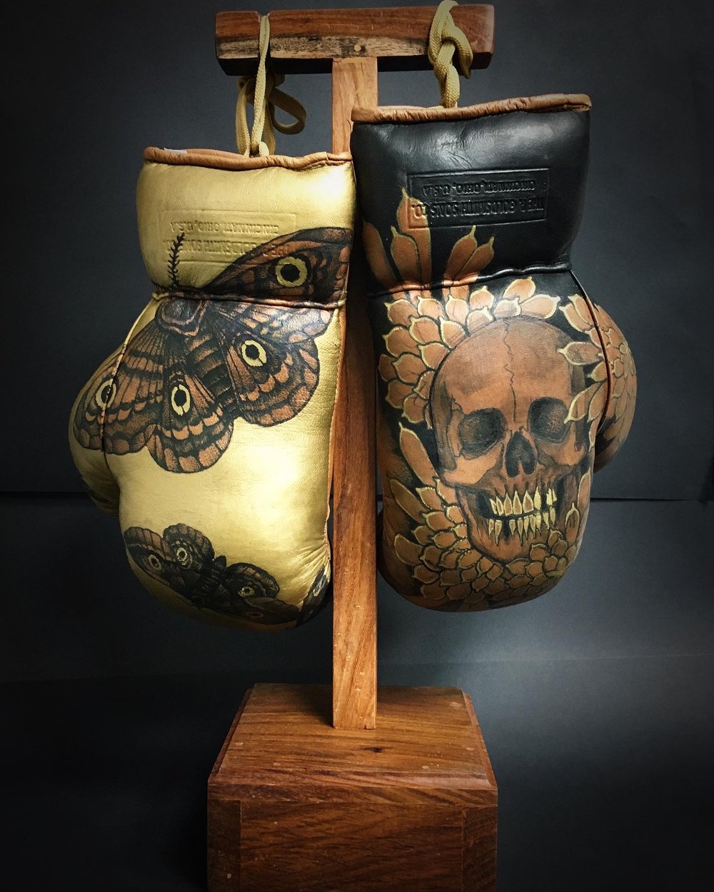 TATTOOED BOXING GLOVES