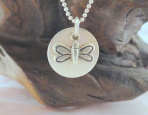 Image of Personalized Dragonfly Necklace
