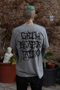 Image 2 of Grey skull t-shirt